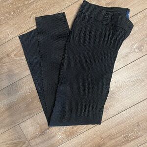 Old Navy Pixie Pants Black and White Polka Dot